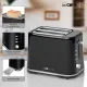 Тостер Clatronic TA 3554 Black/Silver : рівномірне підсмажування для ідеального смаку